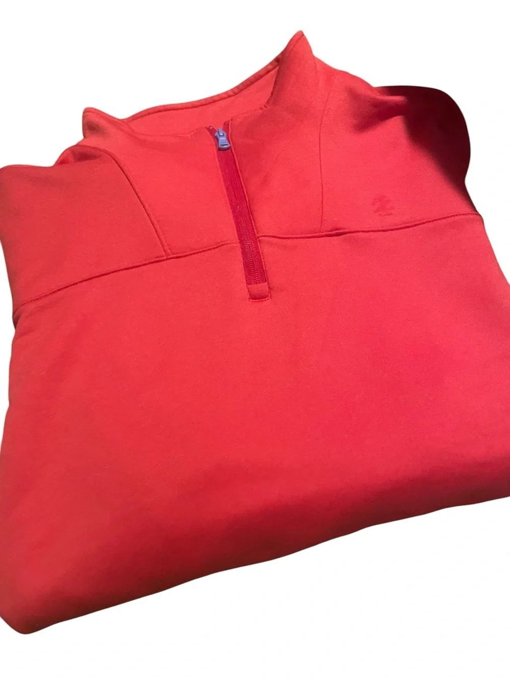Izod size XL Men's Red Quarter-Zip Sweater